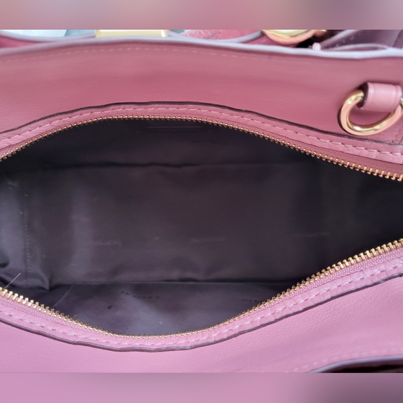 Coach Dreamer handbag in dust pink - Picture 9 of 12